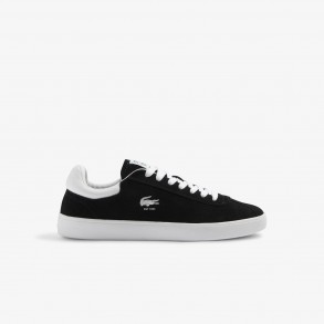 Lacoste Baseshot Premium Suede Trainers black