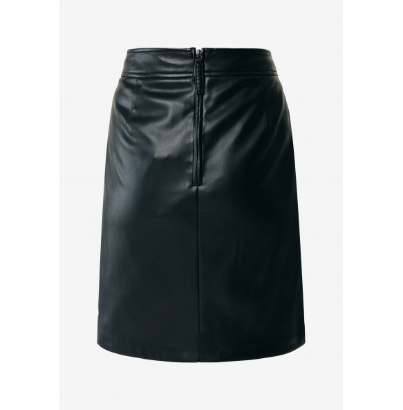 MEXX PU wrap skirt Black NO1708036W