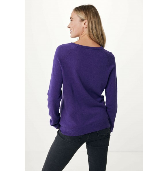 MEXX Basic Pullover Purple TH0958036W